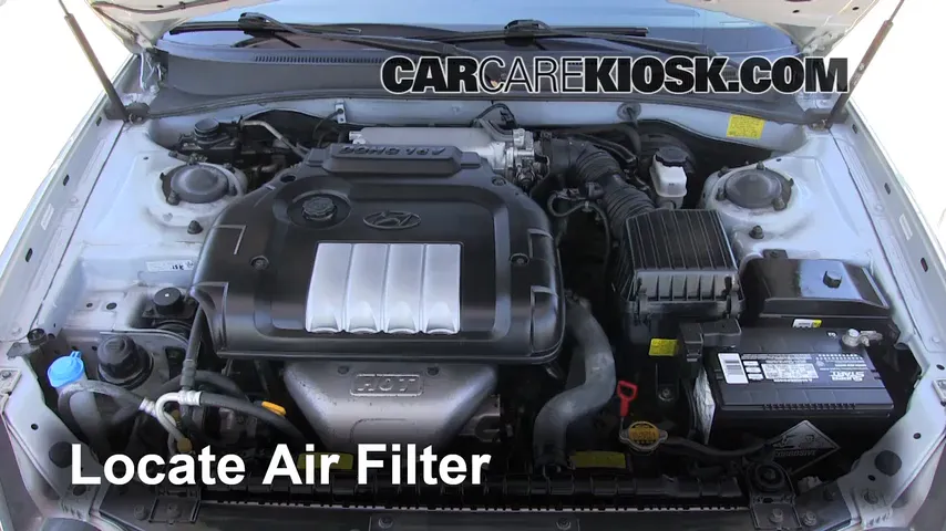 2004 Hyundai Sonata 2.4L 4 Cyl. Air Filter (Engine)